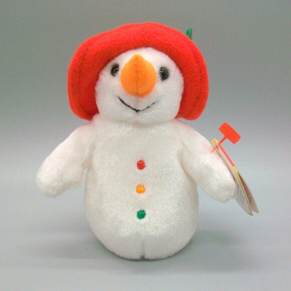 Ty Jingle Beanies Snowmen Ornament Set 2002 Snowgirl 2003 Chillin 2004 Melton - Picture 12 of 15